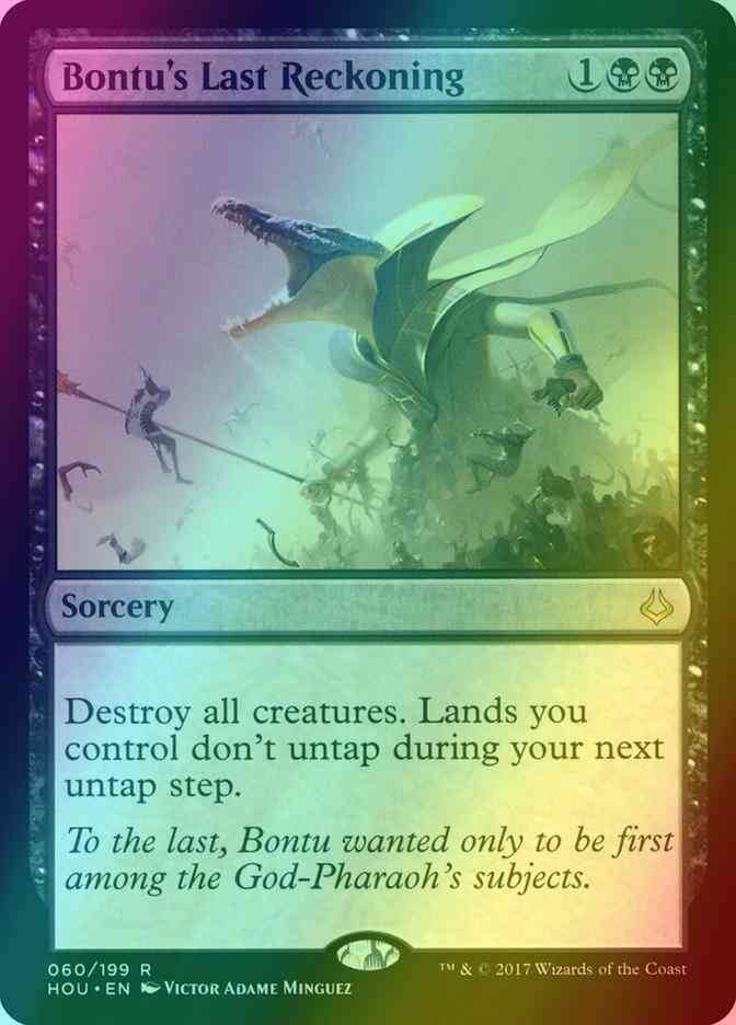 Bontu's Last Reckoning [60] [Hour of Devastation] [Foil]