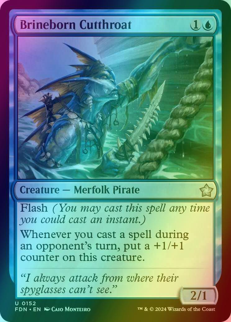 Brineborn Cutthroat [152] [Foundations] [Foil]