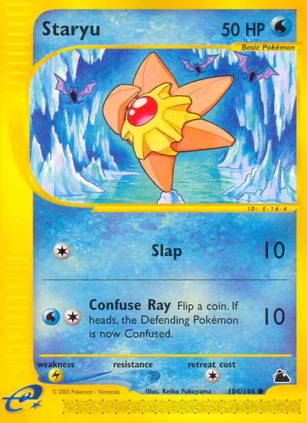 Staryu - 104/144 - Common [ecard3-104] [Reverse Holo]