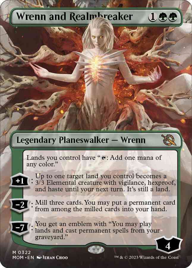 Wrenn and Realmbreaker [322] [Borderless] [March of the Machine] [Non-Foil]