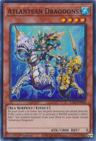 Atlantean Dragoons - RA03-EN006 - Super Rare - 1st Edition
