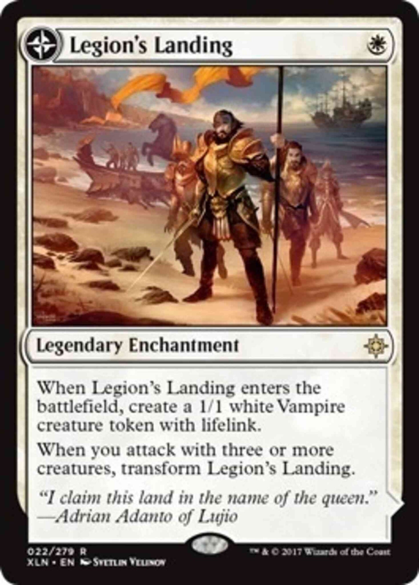 Legion's Landing // Adanto, the First Fort [22] [Ixalan] [Non-Foil]