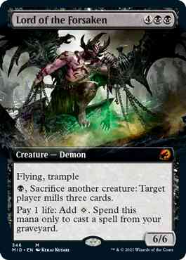 Lord of the Forsaken [346] [Extended Art] [Innistrad: Midnight Hunt] [Non-Foil]