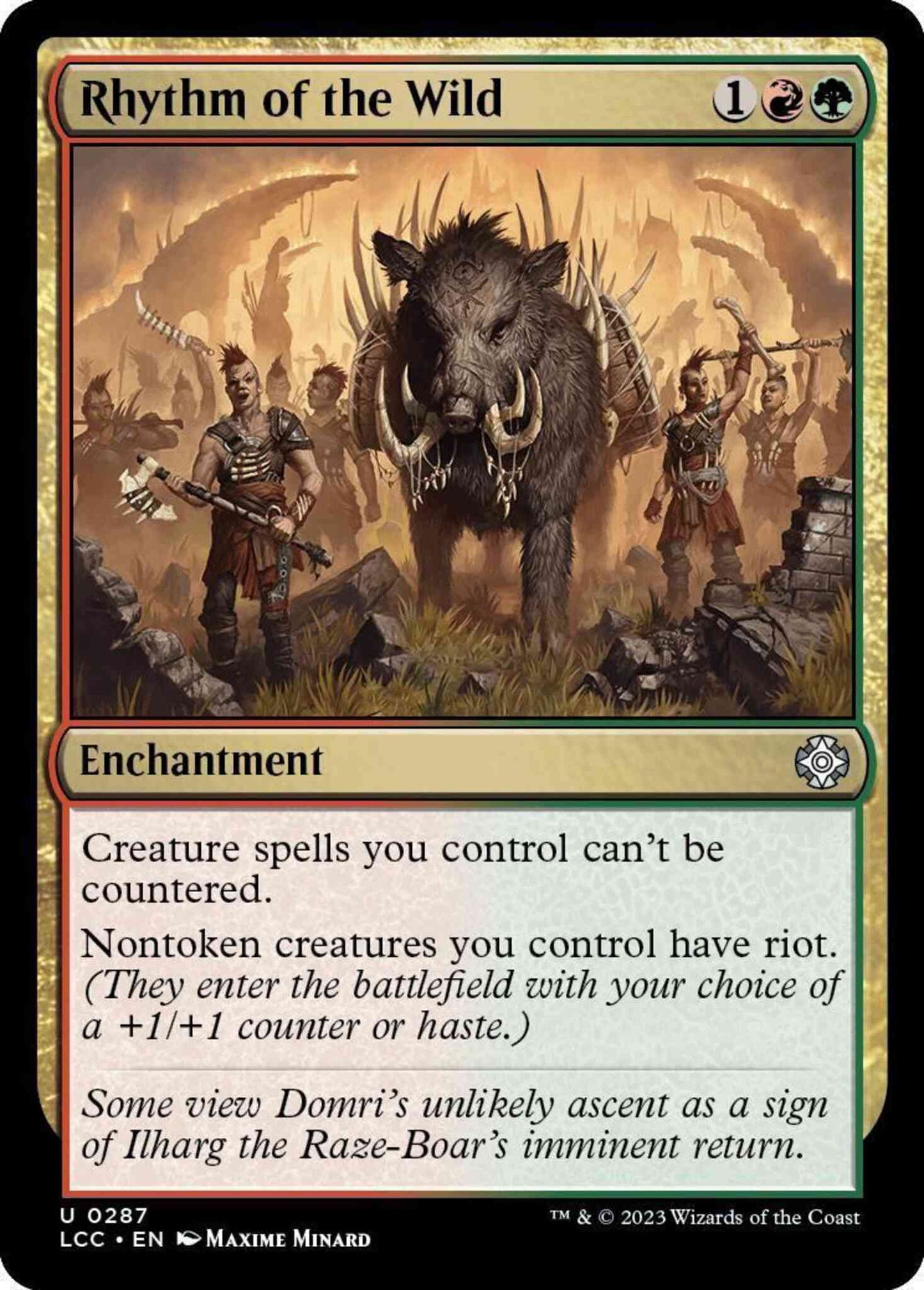 Rhythm of the Wild [287] [The Lost Caverns of Ixalan: Commander] [Non-Foil]