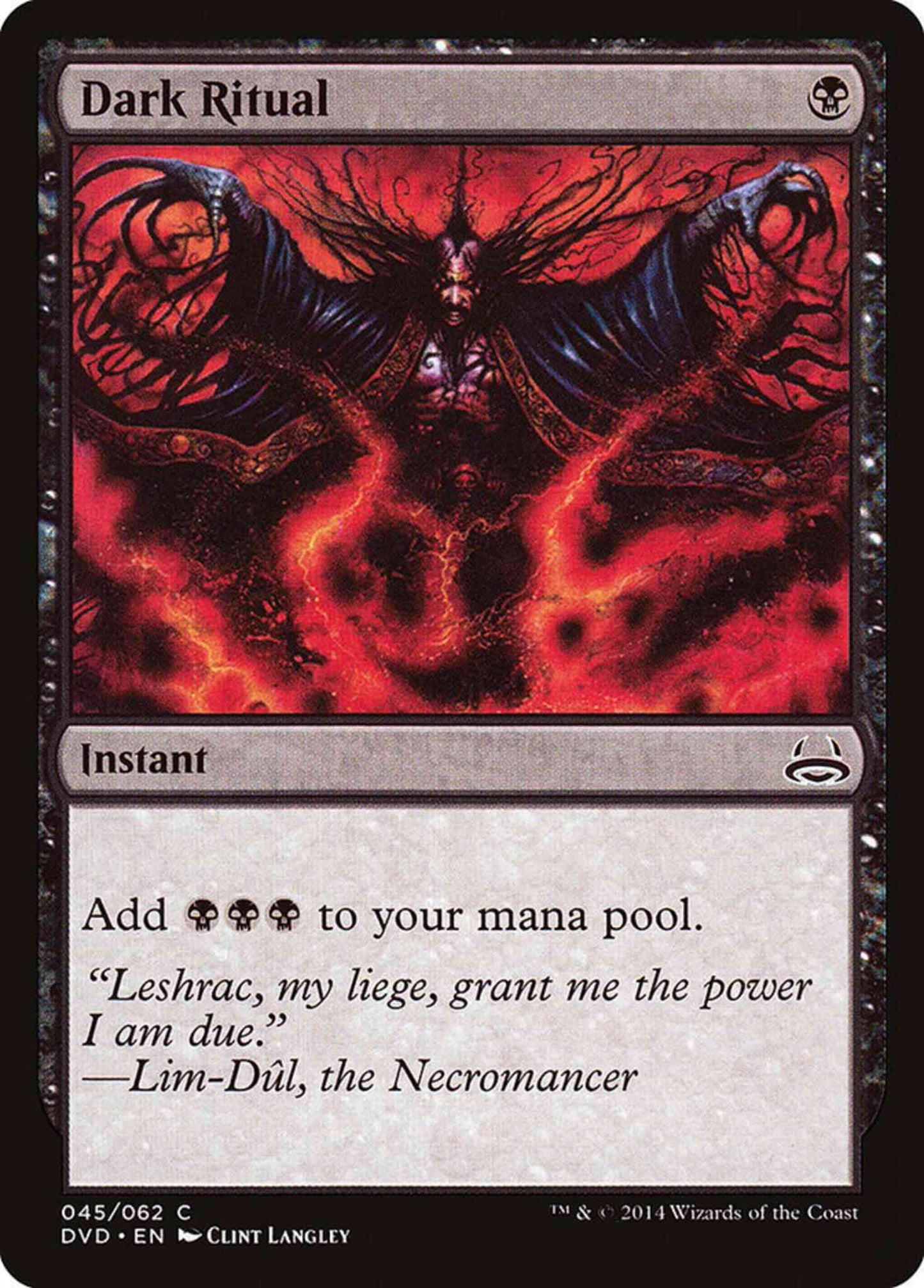 Dark Ritual [45] [Duel Decks Anthology: Divine vs. Demonic] [Non-Foil]