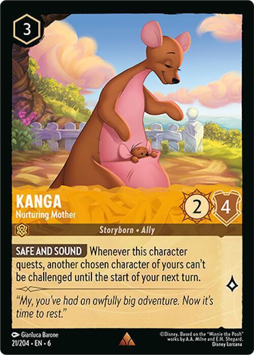Kanga - Nurturing Mother - 21/204 [Azurite Sea] [Non-Foil]