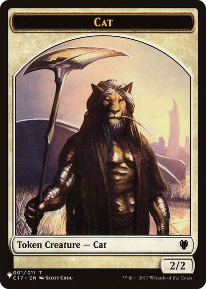 Cat Token (01) // Dog Token (10) [TC17-1] [C17/SNC Set Symbol] [The List] [Non-Foil]