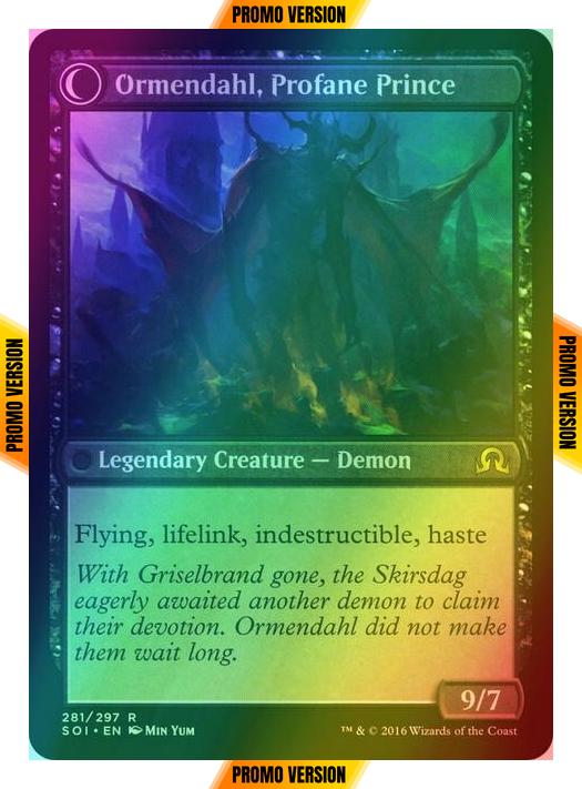 Westvale Abbey // Ormendahl, Profane Prince [281s] [Shadows over Innistrad Promos] [Foil]