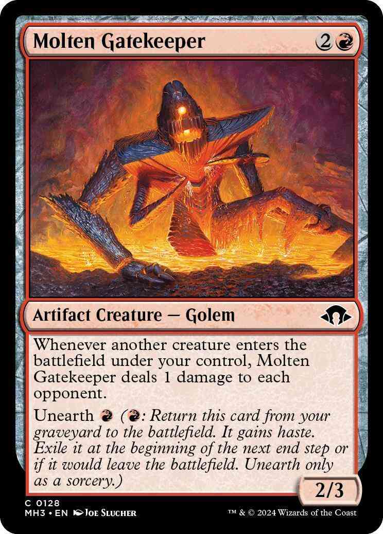 Molten Gatekeeper [128] [Modern Horizons 3] [Non-Foil]