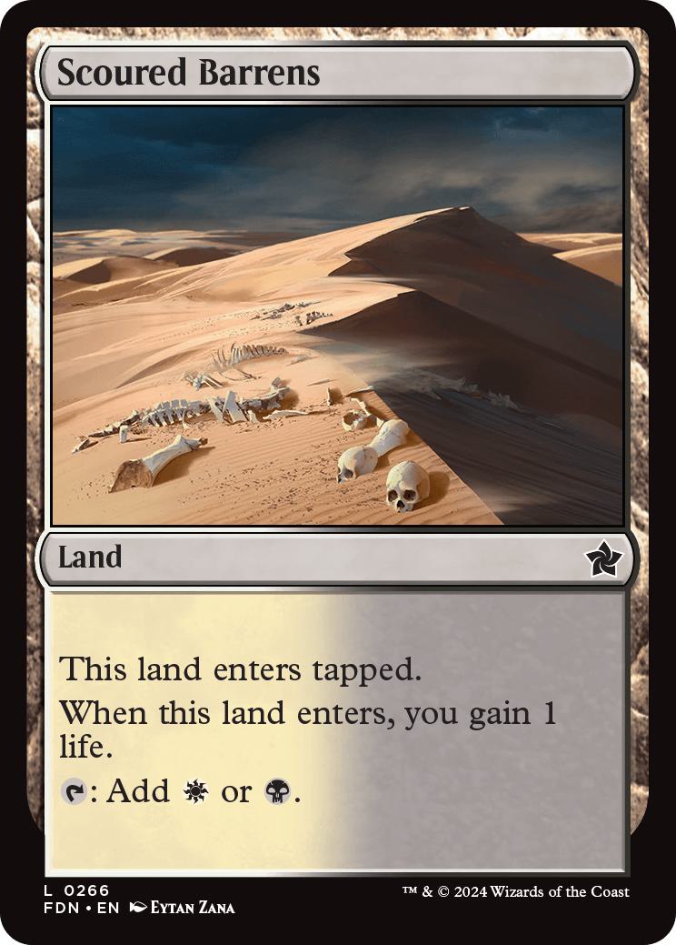 Scoured Barrens [266] [Foundations] [Non-Foil]