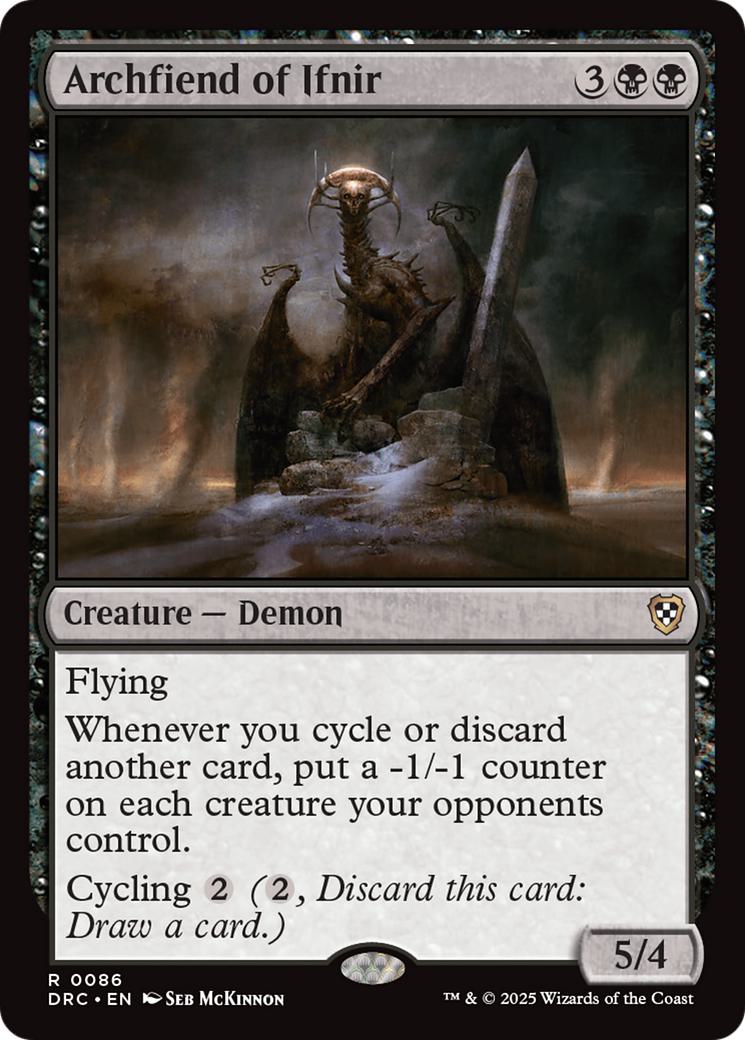 Archfiend of Ifnir [86] [Aetherdrift: Commander] [Non-Foil]