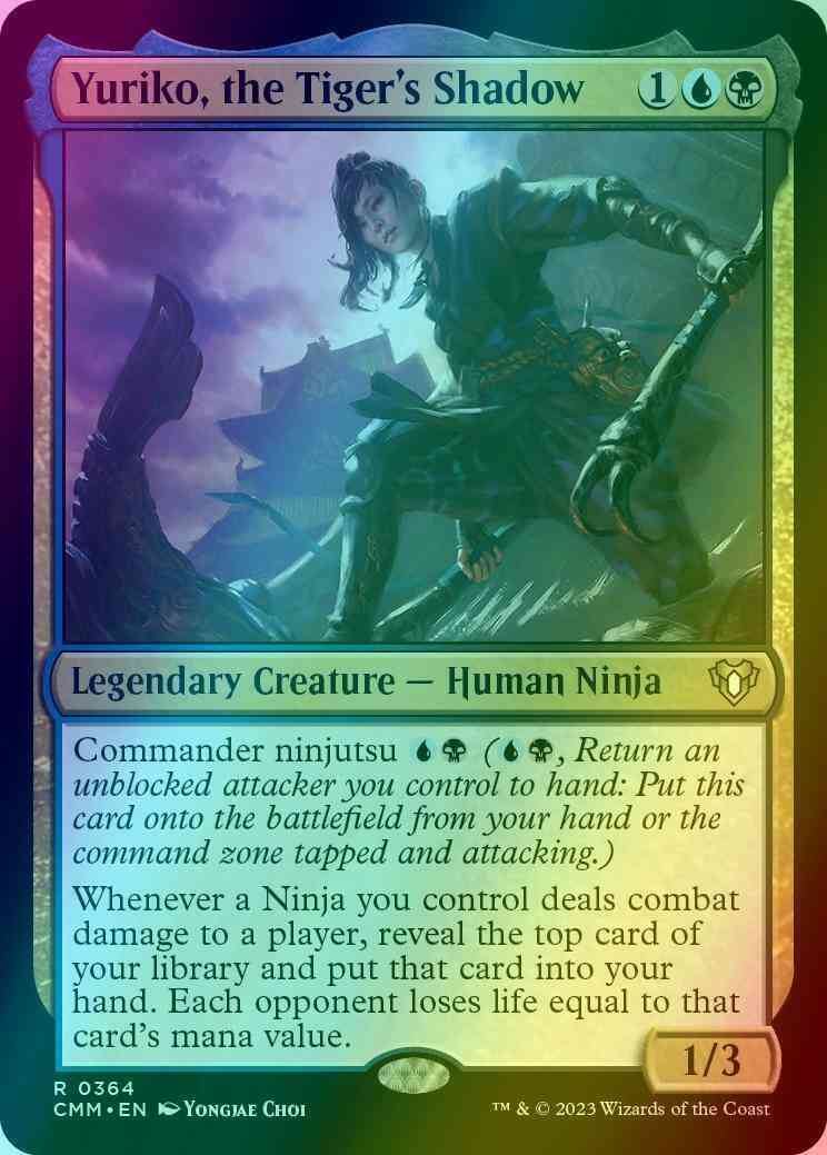 Yuriko, the Tiger's Shadow [364] [Commander Masters] [Foil]