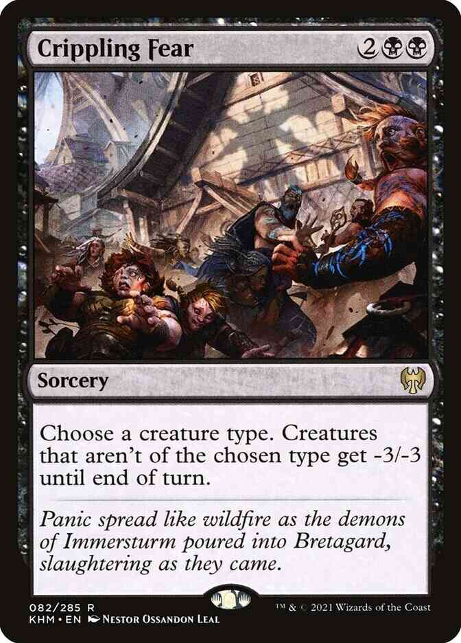 Crippling Fear [82] [Kaldheim] [Non-Foil]
