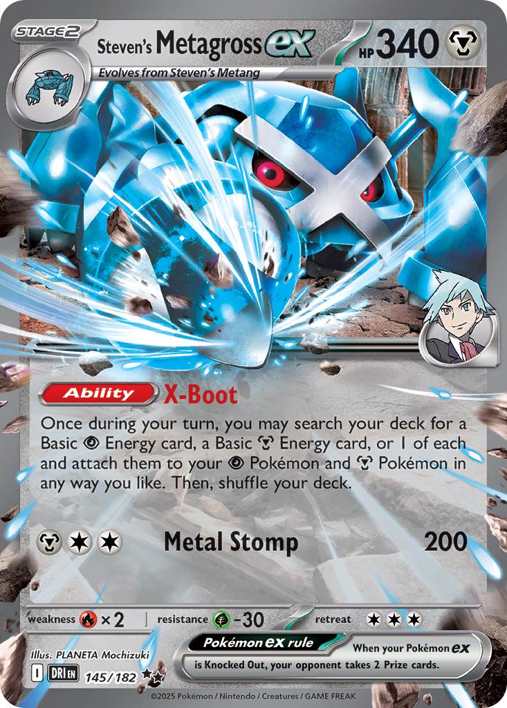 Steven's Metagross ex - 145/182 - Double Rare [sv10-145] [Ultra]