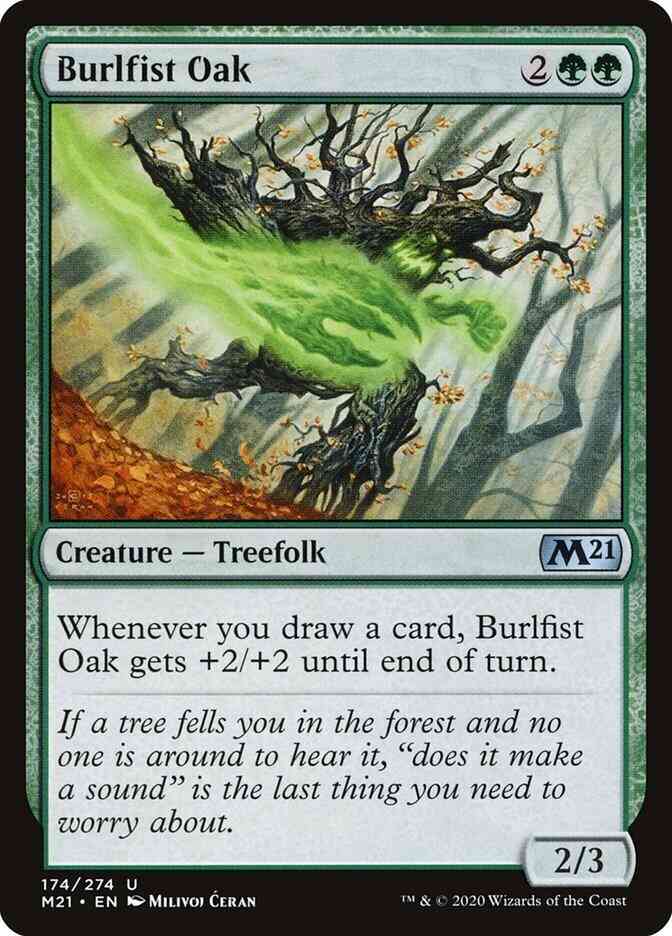 Burlfist Oak [174] [Core Set 2021] [Non-Foil]