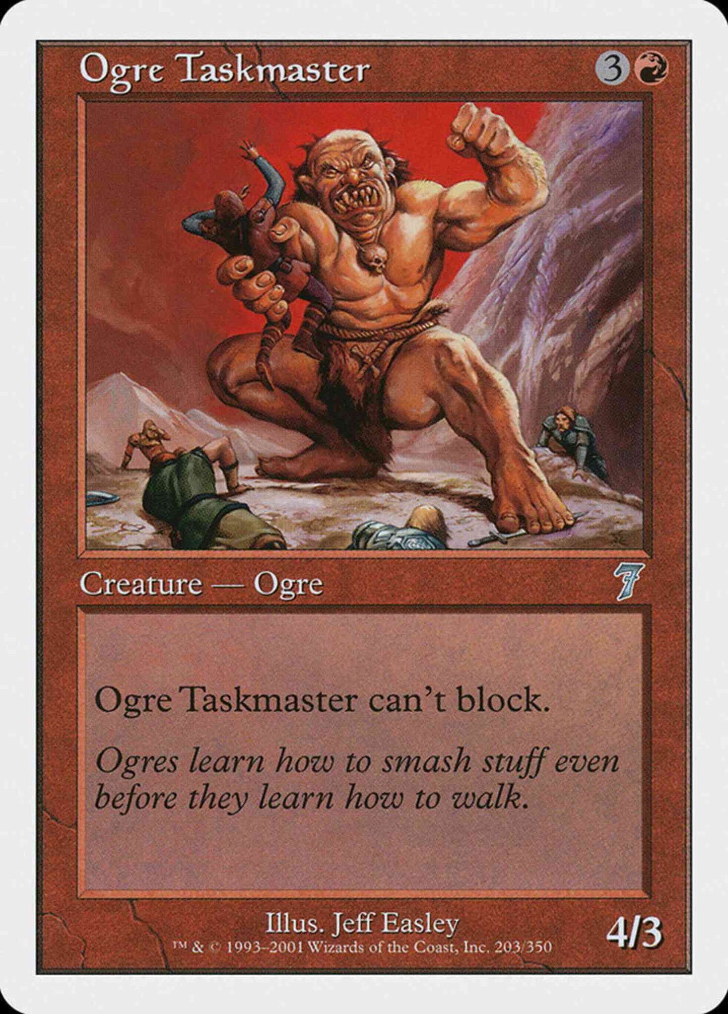Ogre Taskmaster [203] [Seventh Edition] [Non-Foil]