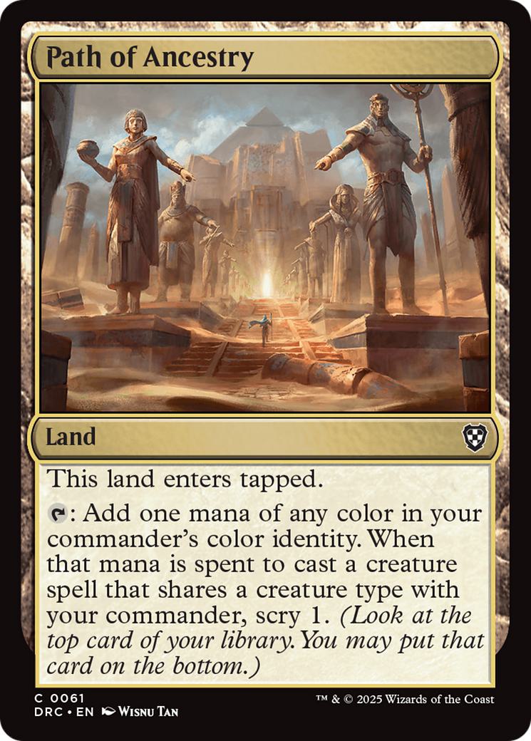 Path of Ancestry [61] [Eternal Might] [Aetherdrift: Commander] [Non-Foil]