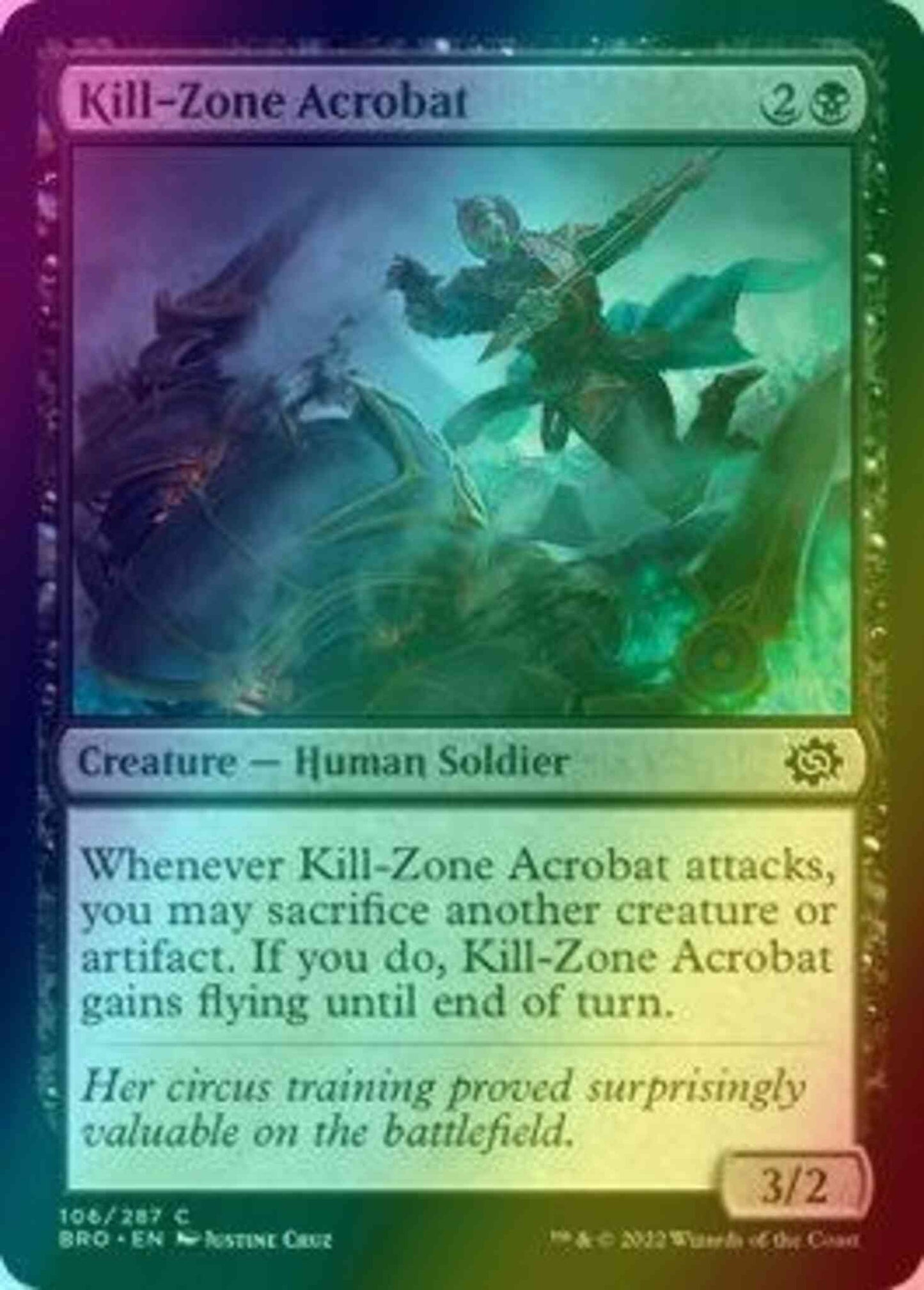 Kill-Zone Acrobat [106] [The Brothers' War] [Foil]