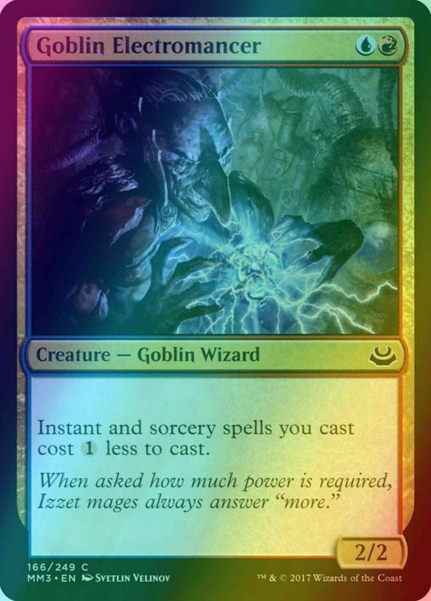 Goblin Electromancer [166] [Modern Masters 2017] [Foil]