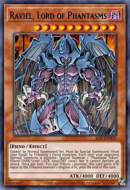 Raviel, Lord of Phantasms - SOI-EN003 - Ultimate Rare - Unlimited