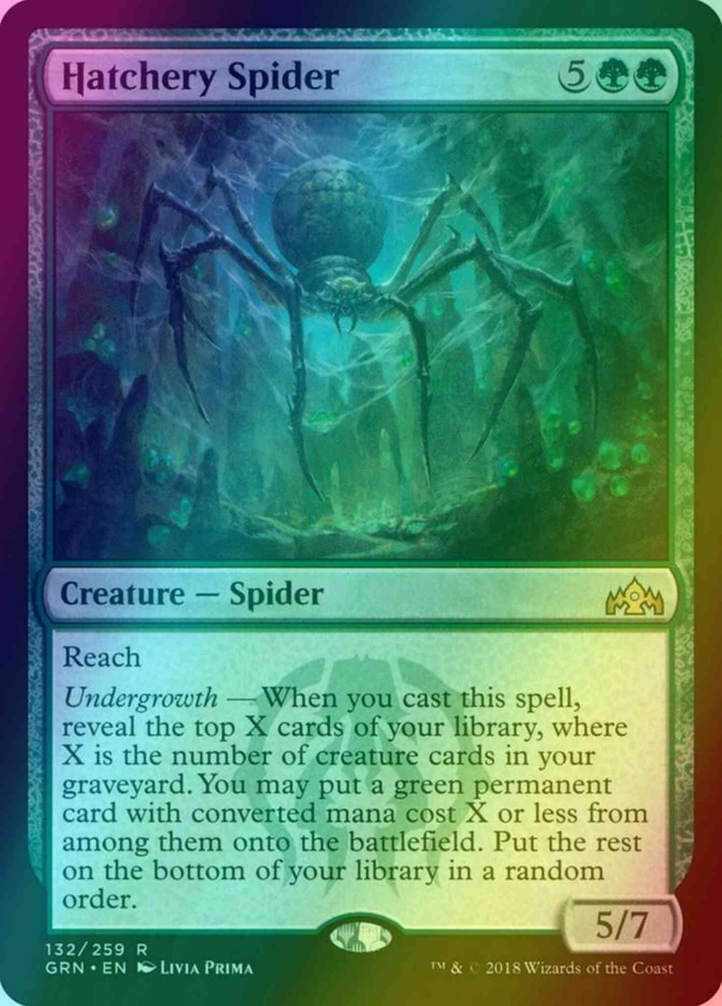 Hatchery Spider [132] [Guilds of Ravnica] [Foil]