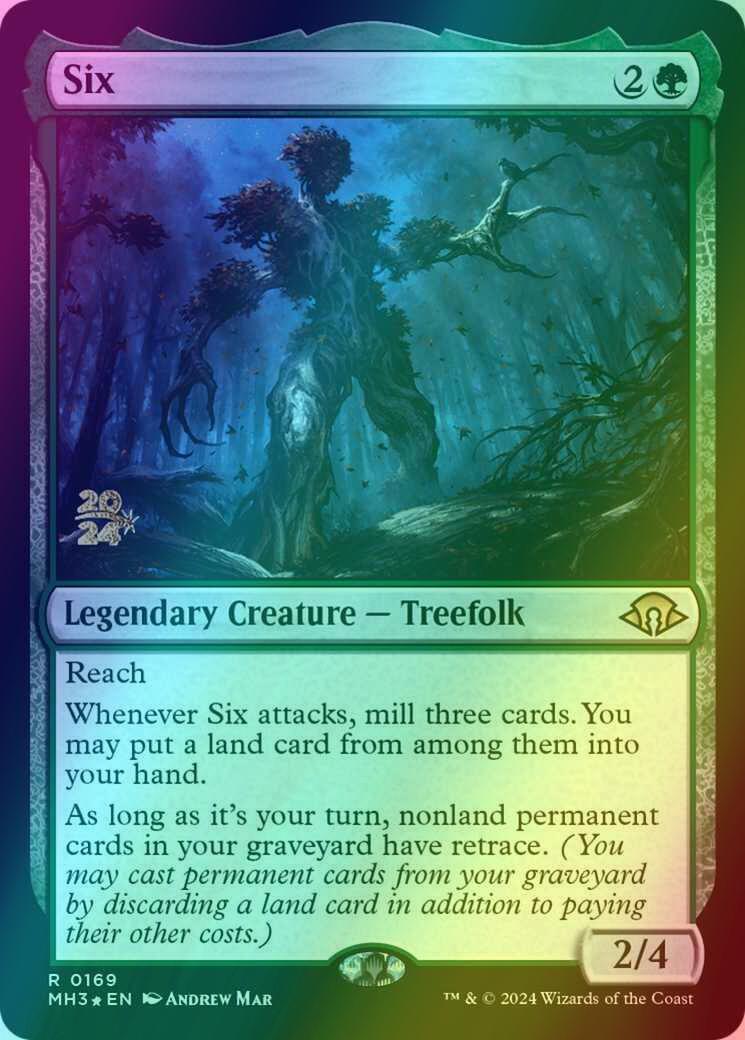 Six [169s] [Prerelease] [Modern Horizons 3: Promos] [Foil]