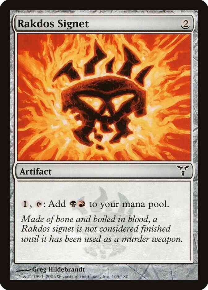 Rakdos Signet [165] [Dissension] [Non-Foil]