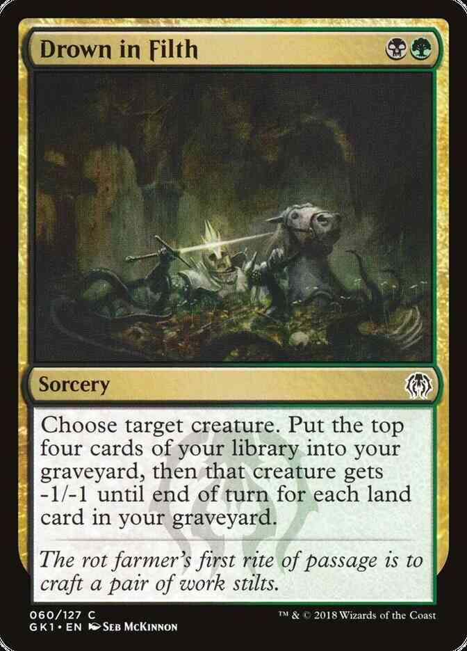 Drown in Filth [60] [GRN Guild Kit] [Non-Foil]