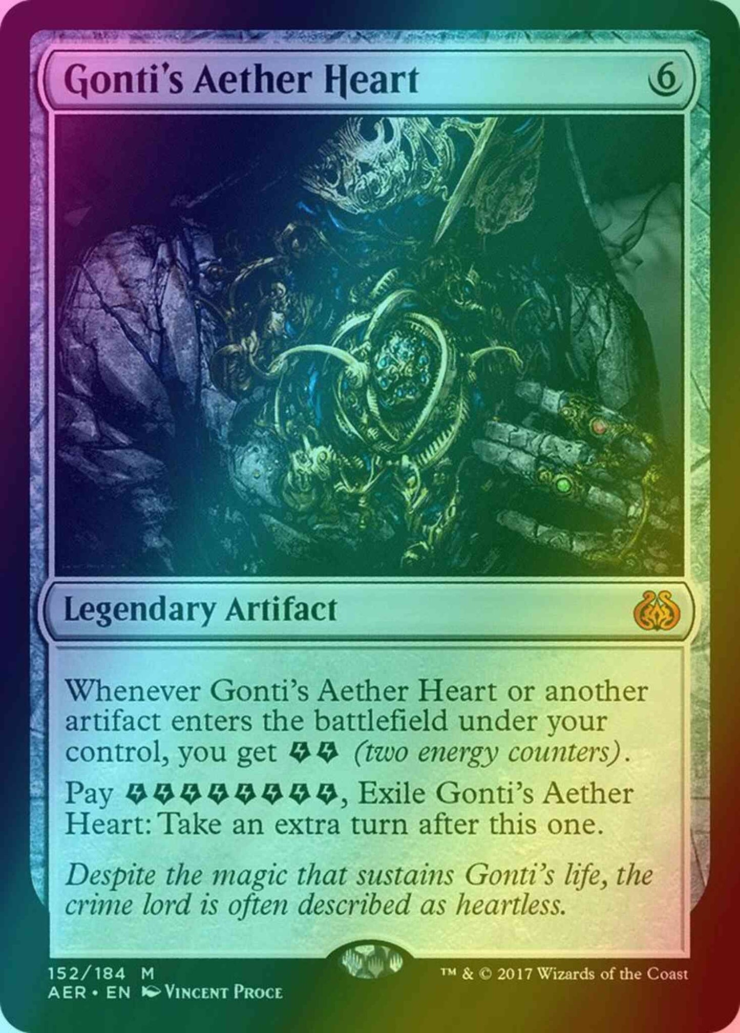 Gonti's Aether Heart [152] [Aether Revolt] [Foil] – Face to Face Games