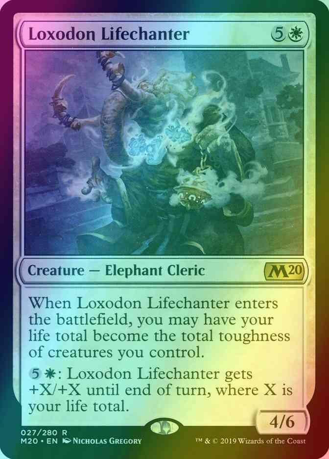 Loxodon Lifechanter [27] [Core Set 2020] [Foil]