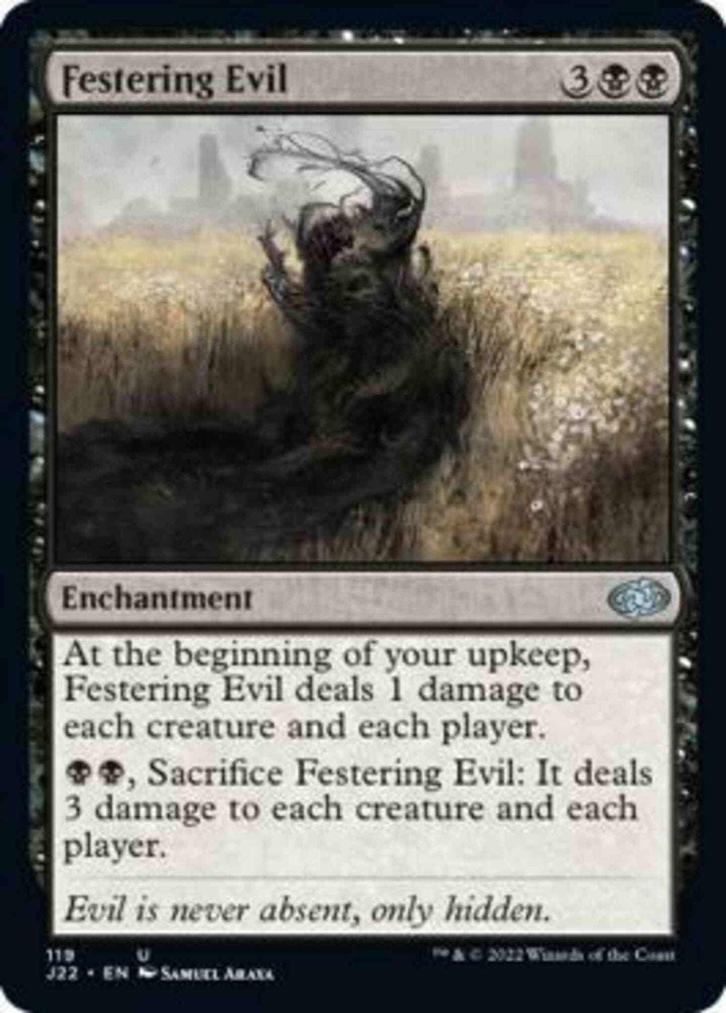 Festering Evil [119] [Jumpstart 2022] [Non-Foil]