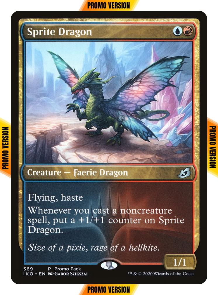 Sprite Dragon [369] [Dark Frame Promo Pack] [Ikoria: Lair of Behemoths] [Non-Foil]