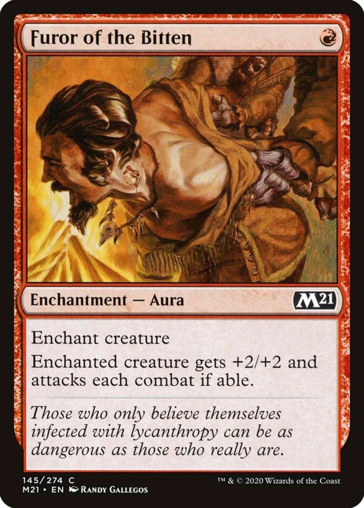 Furor of the Bitten [145] [Core Set 2021] [Non-Foil]