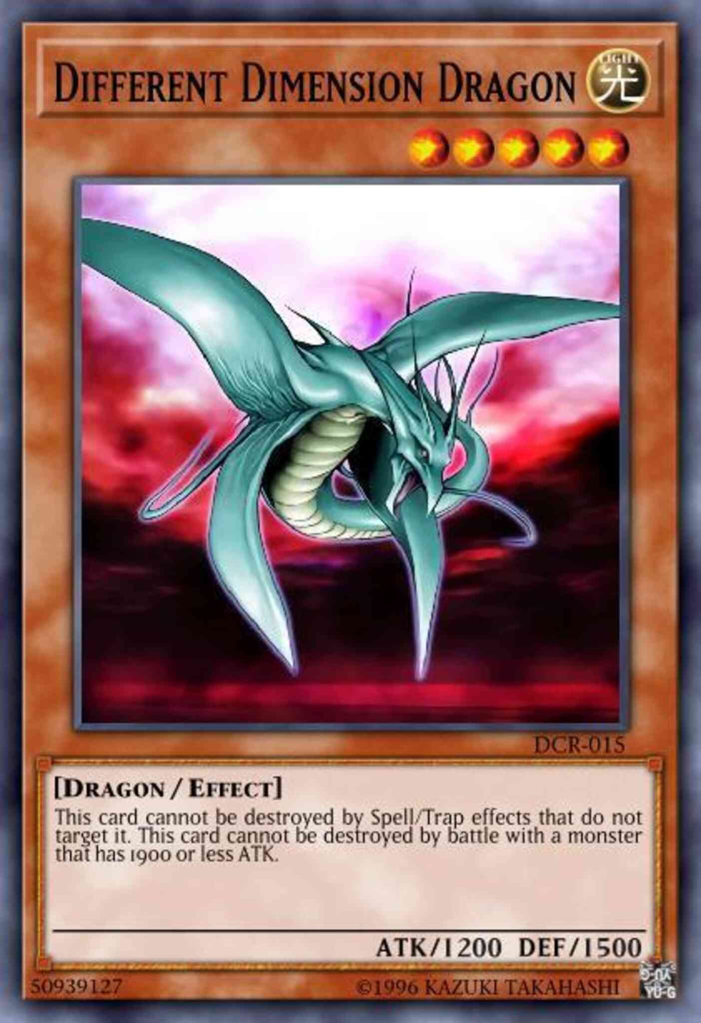 Different Dimension Dragon - DPKB-EN014 - Rare - 1st Edition