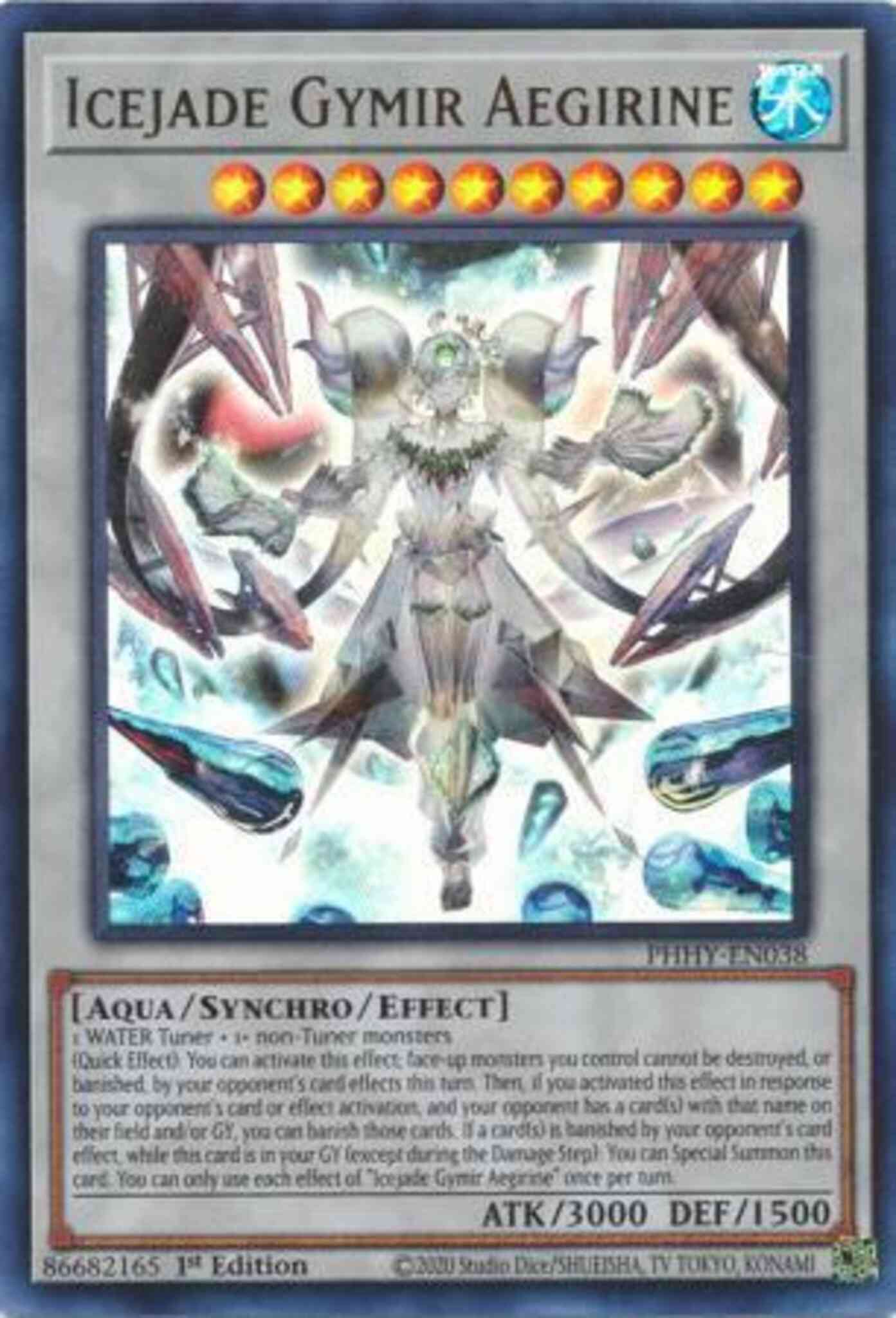 Icejade Gymir Aegirine - PHHY-EN038 - Ultra Rare - 1st Edition