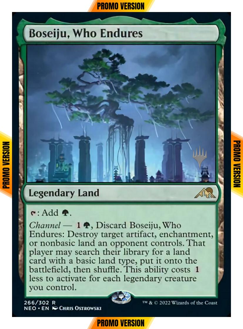 Boseiju, Who Endures [Promo Pack] [266p] [Kamigawa: Neon Dynasty: Promos] [Non-Foil]