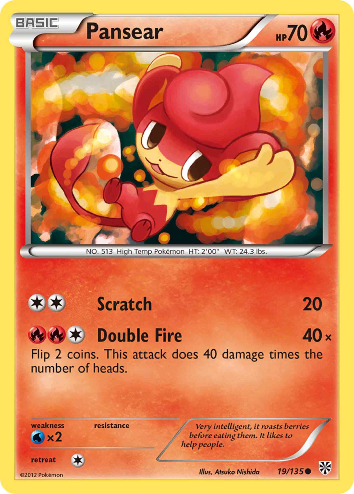Pansear - 19/135 - Common [bw8-19] [Reverse Holo]