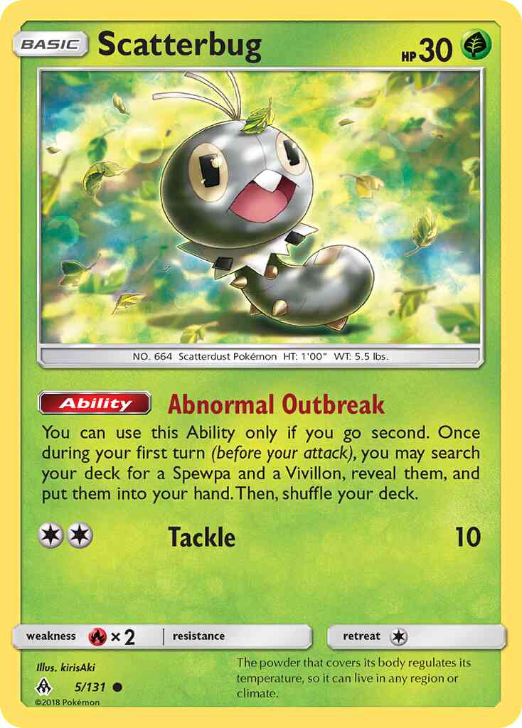 Scatterbug - 5/131 - Common [sm6-5] [Reverse Holo]