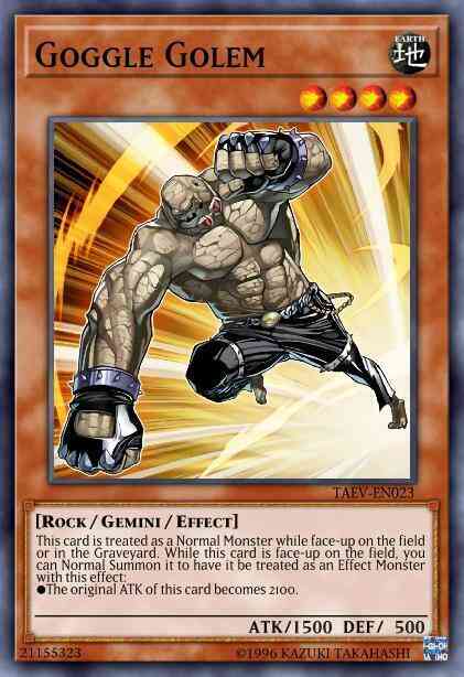Goggle Golem - TAEV-EN023 - Common - 1st Edition