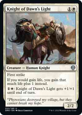 Knight of Dawn's Light [23] [Dominaria United] [Non-Foil]