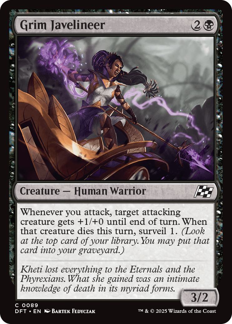 Grim Javelineer [89] [Aetherdrift] [Non-Foil]