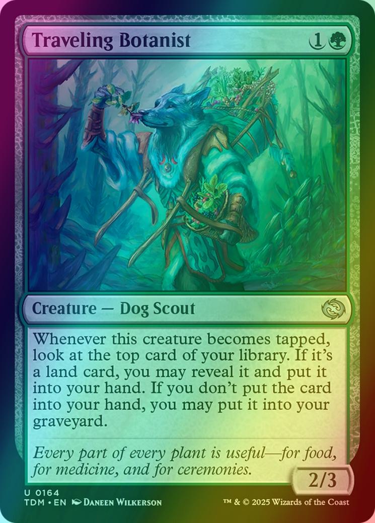 Traveling Botanist [164] [Tarkir: Dragonstorm] [Foil]