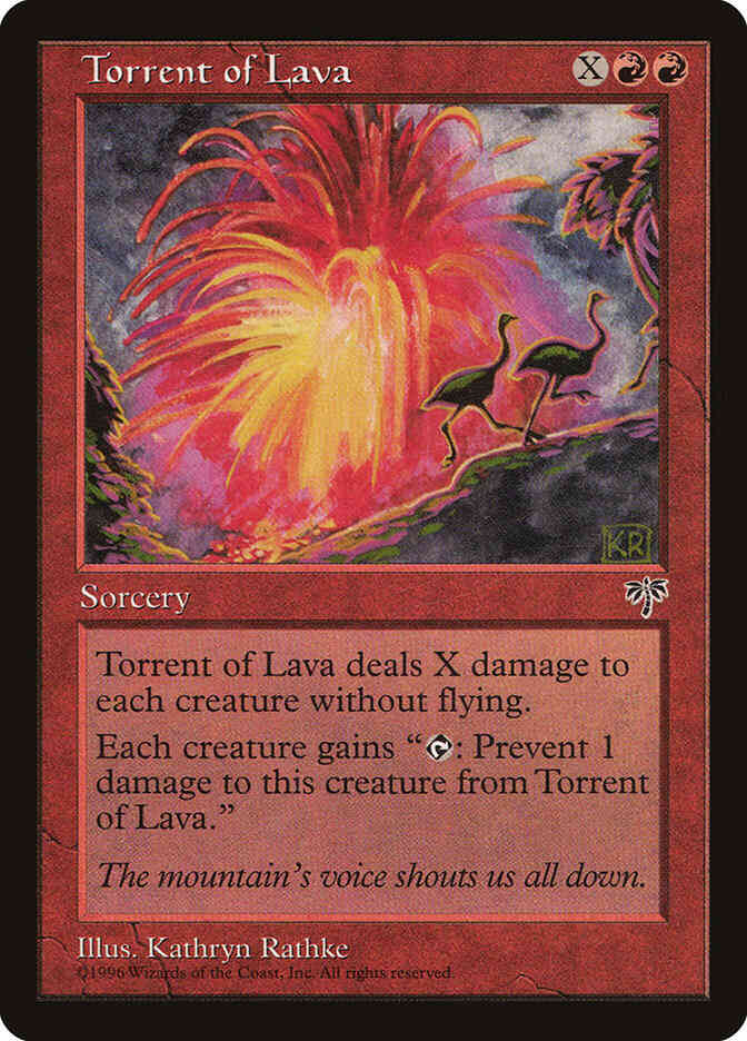 Torrent of Lava [199] [Mirage] [Non-Foil]