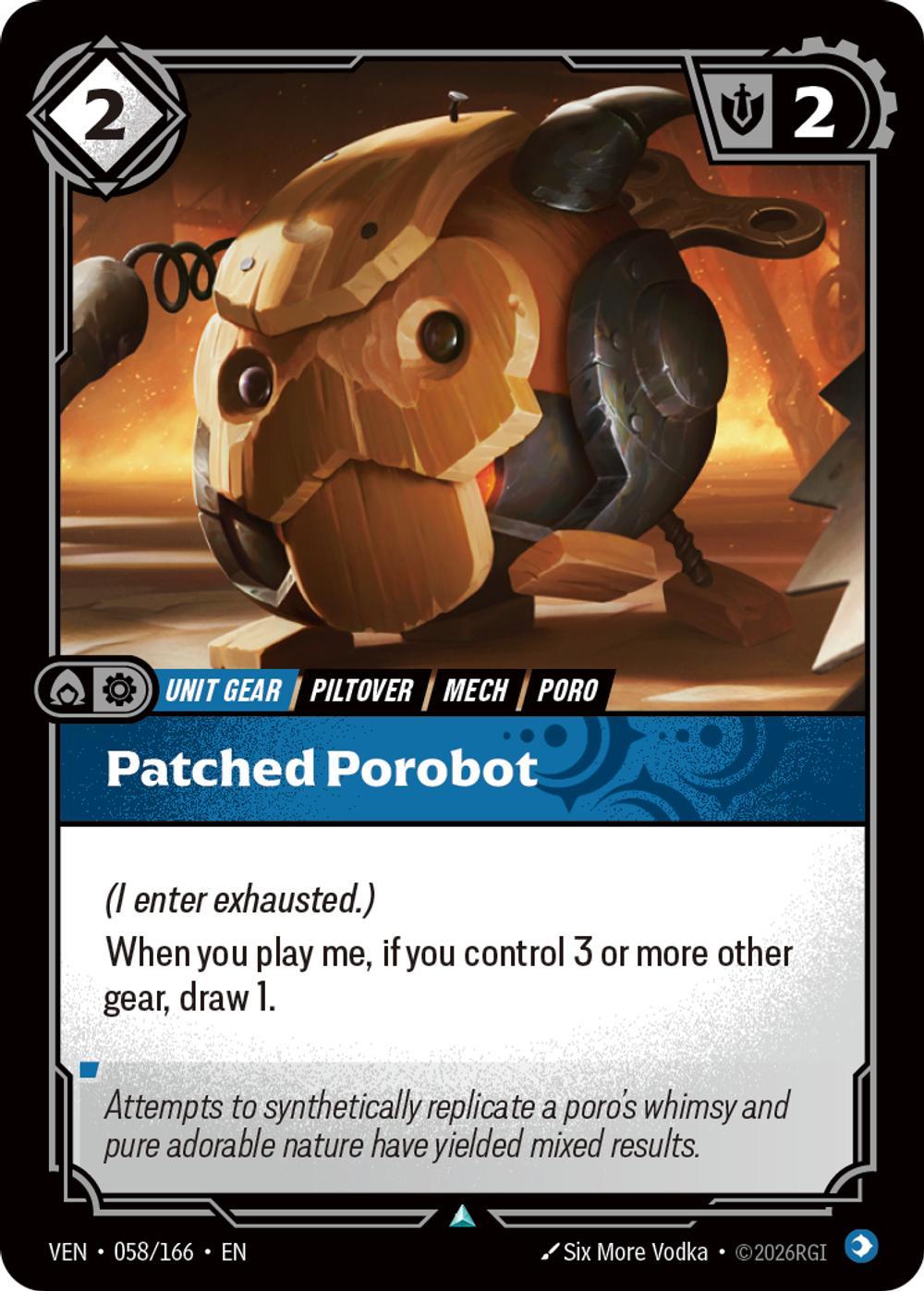 Patched Porobot - 058/166 [Vendetta] [Non Foil]