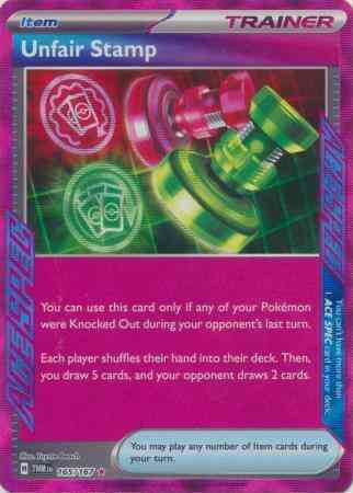 Unfair Stamp - 165/167 - ACE SPEC Rare [sv06-165] [Ultra]