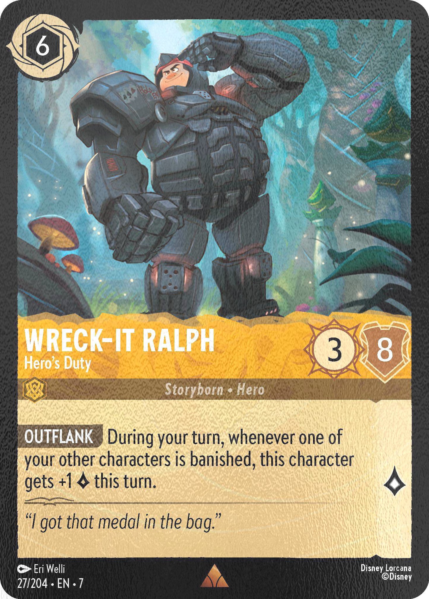 Wreck It Ralph - Hero's Duty - 27/204 [Archazia's Island] [Cold Foil]