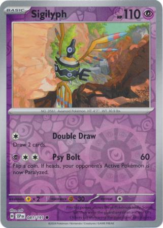 Sigilyph - 081/191 - Common [sv08-081] [Reverse Holo]