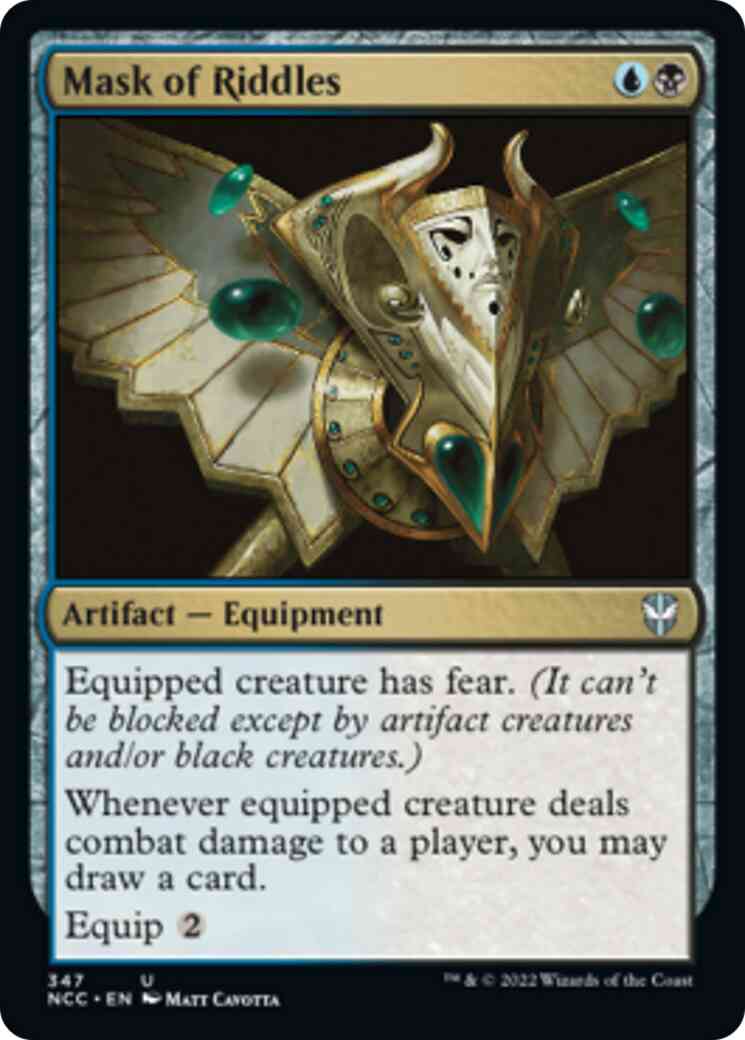 Mask of Riddles [347] [Streets of New Capenna: Commander] [Non-Foil]