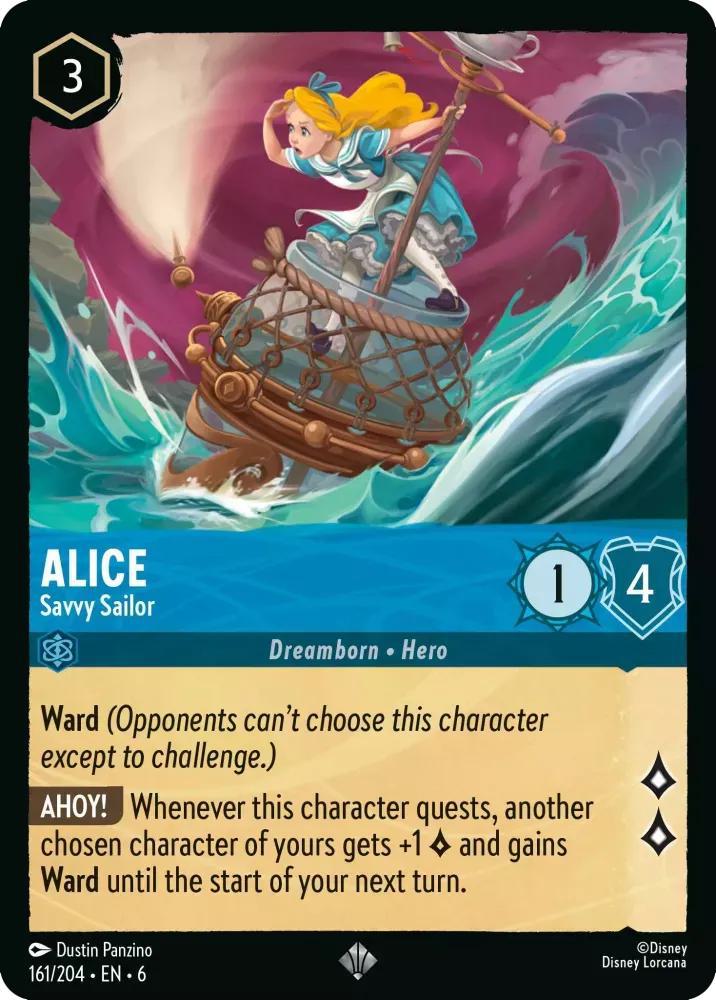 Alice - Savvy Sailor - 161/204 [Azurite Sea] [Non-Foil]