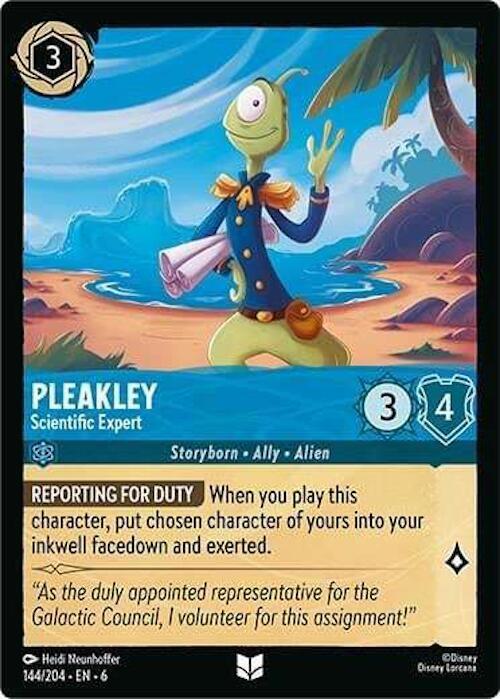 Pleakley - Scientific Expert - 144/204 [Azurite Sea] [Non-Foil]